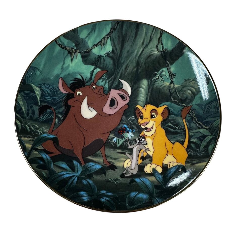 Disney The Lion King "A Crunchy Freast" Bradex Collectors Plate #14859A EUC